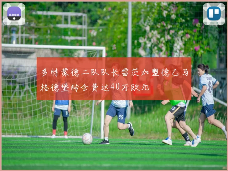 多特蒙德二队队长雷茨加盟德乙马格德堡转会费达40万欧元